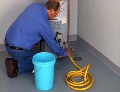 Water heater drain valve