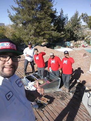 NexGen Team on roof