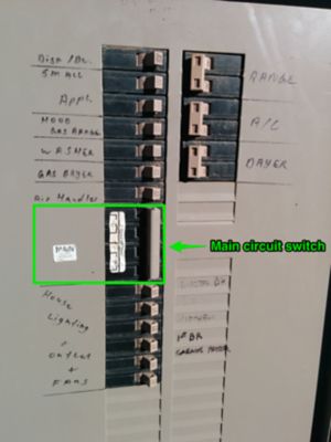 Main circuit switch