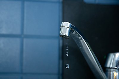 poor water pressure, water drops drip out of a faucet instead of a stream