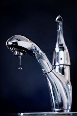 a new faucet is leaky