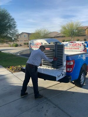 NexGen Tech putllting Coleman AC on truck