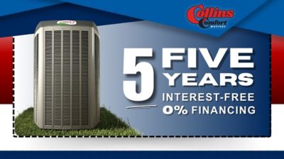 5 Years No-Interest Financing