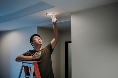 Household lights flickering