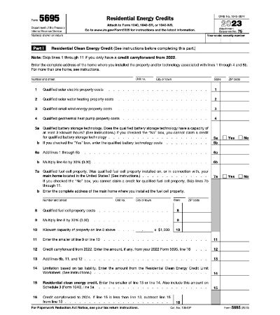 IRS Form 5695