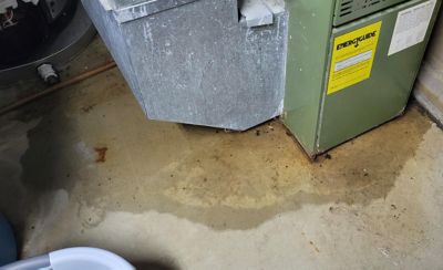 furnace leaking water