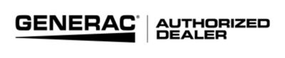 generac authorized dealer logo black