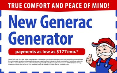 New Generac Generator Payments as low as $177/month