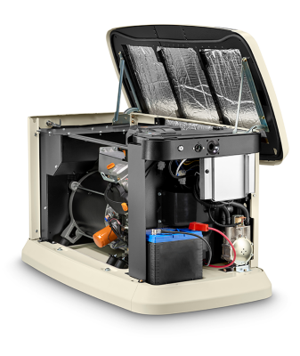 Generag generator open for repair