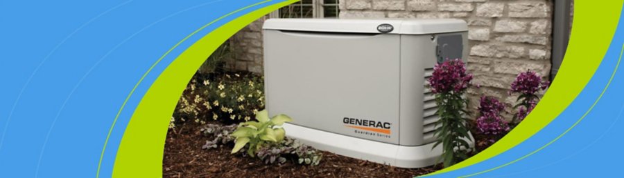 Generator pictured on Comfort Wave’s Oklahoma City service page