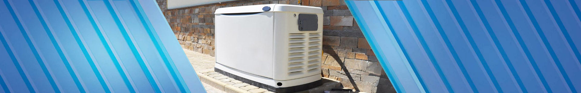 A backup generator at a home in North Georgia