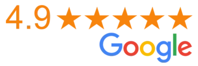 4.9 star Google reviews