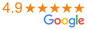 4.9 star Google Business profile rating