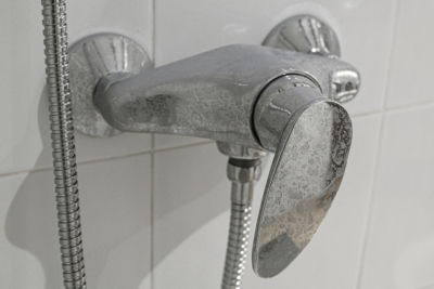 hard water stains due to the hard water in AZ 