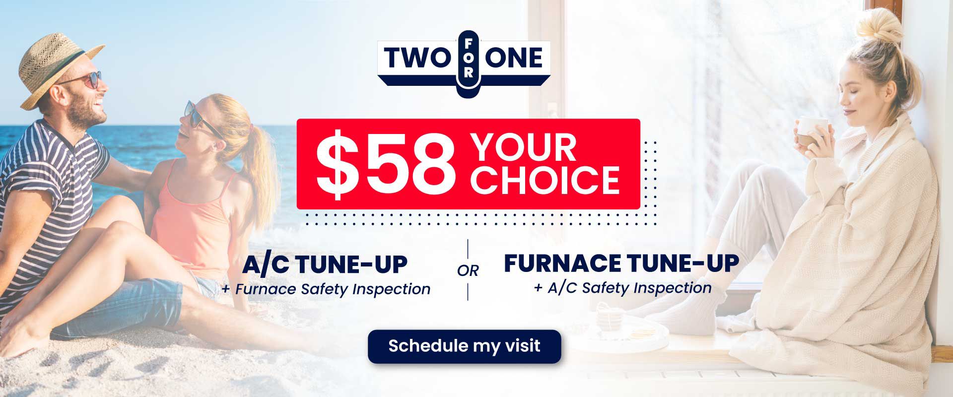 $68 AC Tune-Up w/ Furnace Safety Inspection