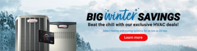 New Equipment Special - Big Winter Savings