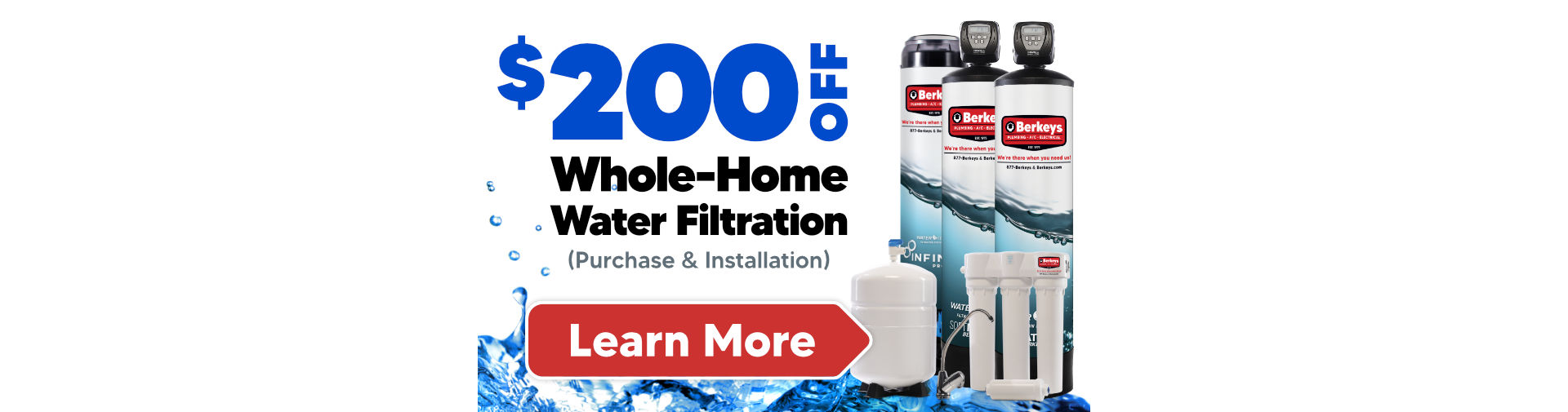 $200 Off Whole-House Water Filtration