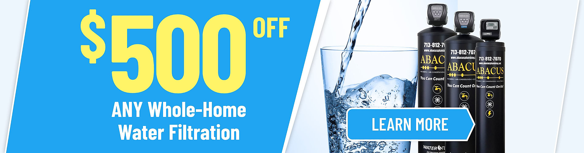 $500 Off Water Quality System