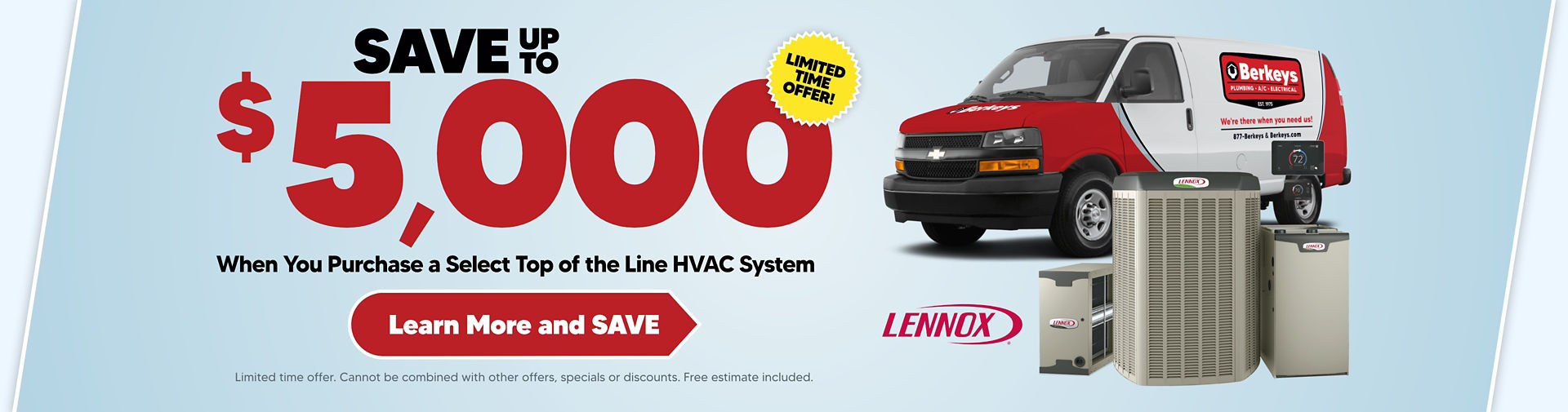 Save Up To $5,000 On a New HVAC System