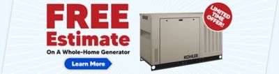 Free Estimate on a Whole Home Generator