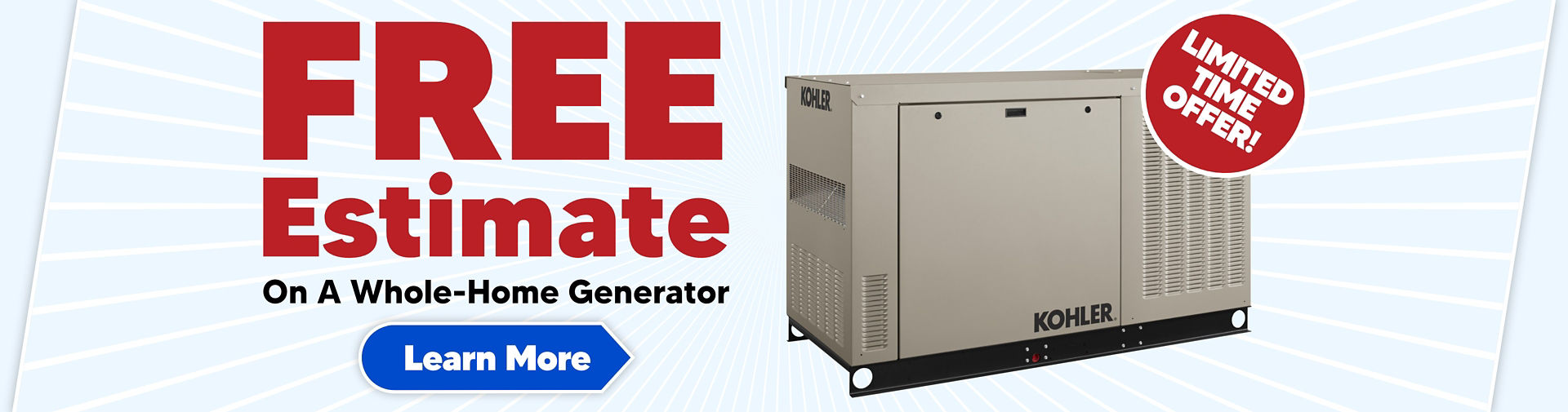 Free Estimate on a Whole Home Generator