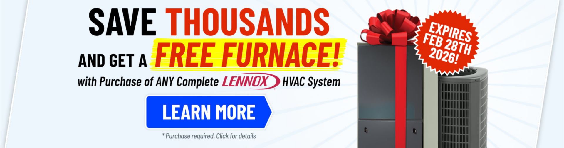 Get a FREE Furnace with HVAC System Purchase