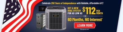 Independence Day HVAC Financing