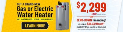 Water Heater Financing