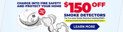 $150 Off Smoke Detectors