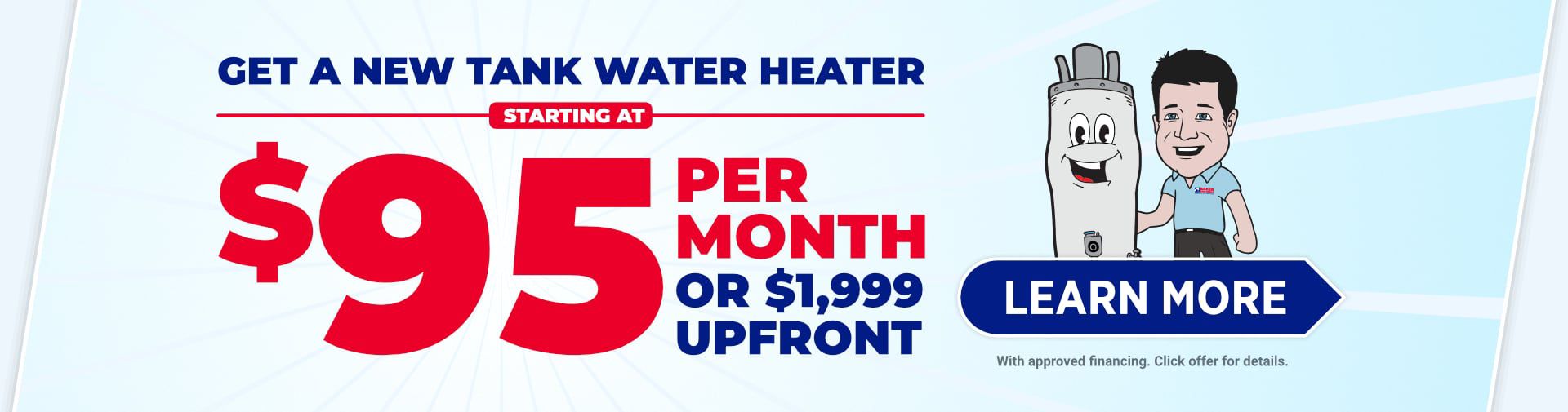 Water Heater Financing Special