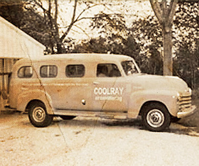 Vintage Coolray truck parked