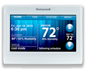 Honeywell Pro 9000 Thermostat no background