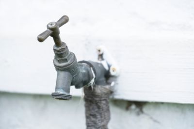 hose bib on a home