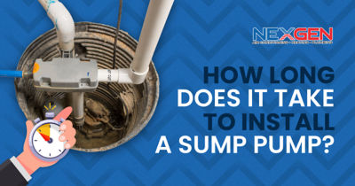 How long does it take to install a sump pump?