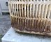 Outside air conditioning unit fins with dog urine damage