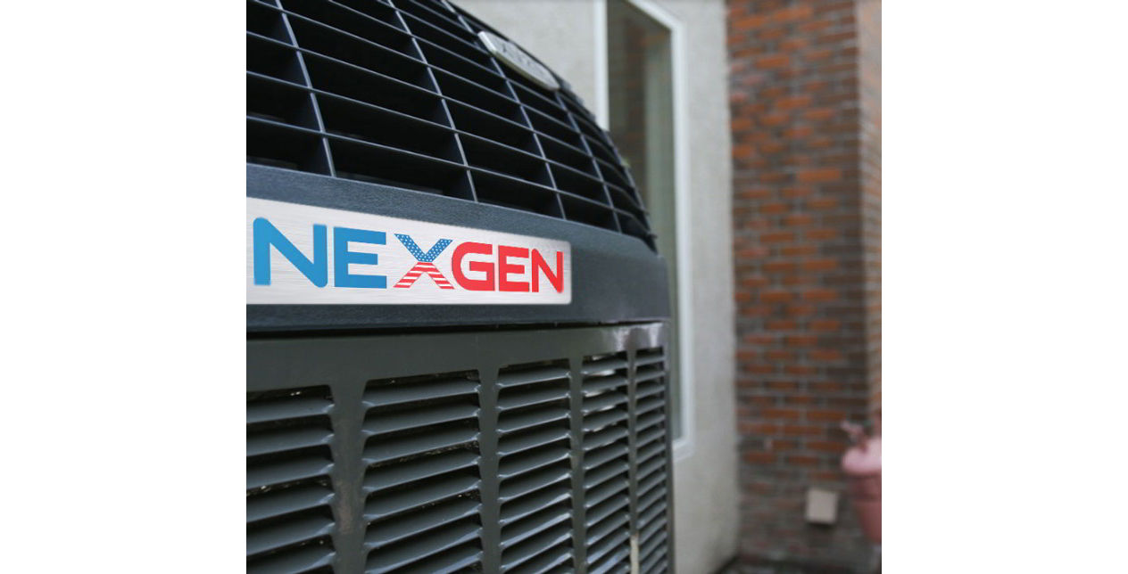 AC unit with NexGen logo