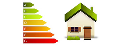 A house with a green roof and a green roof with a green roof and a green roof with a green roof and a red and yellow arrow chart