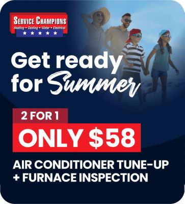 $58 2 For 1: Furnace Tune-Up + Air Conditioner Safety Inspection