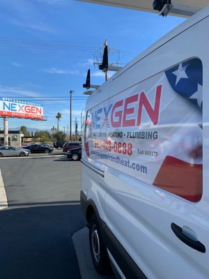 NexGen sign and van