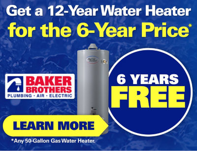 Get a 12-Year Water Heater for the 6-Year Price