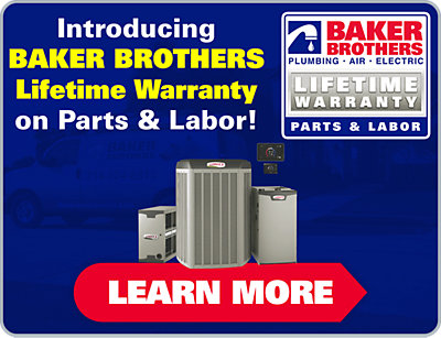 Baker Brothers HVAC Lifetime Warranty
