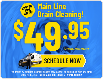 $49.95 Drain Cleaning Special