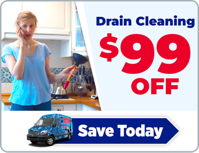 $99 Drain Cleaning Special