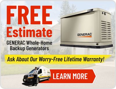 Free Estimate on Generac Whole-Home Generator