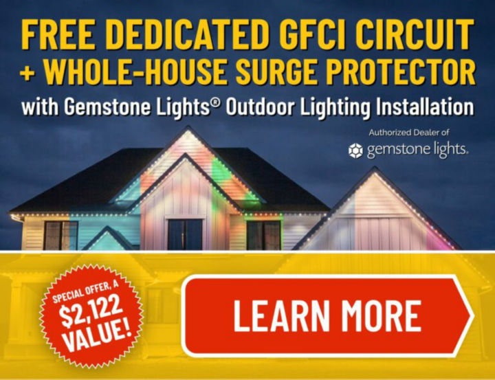 Free Dedicated GFCI Circuit + Whole-House Surge Protector