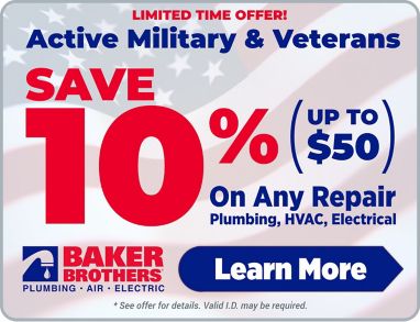Plumbing &amp; HVAC Specials | Baker Brothers Dallas Fort Worth