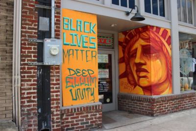 Black Lives Matter Deem Ellum Unity, Mural by Issac Davies