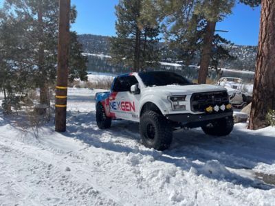 Nexgen truck parked outside in snow