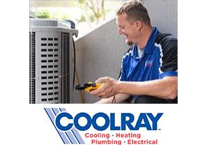 HVAC tech servicing a system in La Vergne, TN