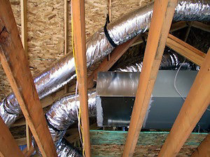 a close-up of a ventilation system